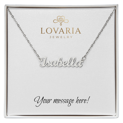 Custom Name Necklace - 18K Yellow Gold Finish