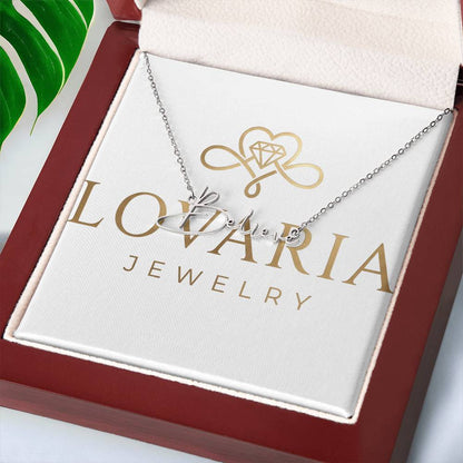 Signature Style Name Necklace, 18K Gold Plated Name Necklace